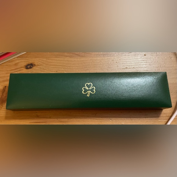 Connemara Marble:Genuine Connemara Marble beaded Celtic  necklace sterling charm - Picture 7 of 9